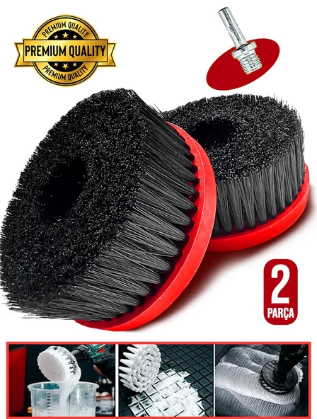 2PCS  Premium Matkaplara ve Polisajlara Öze lKoltuk | Halı | Oto Kuaför | Yıkama Polisaj Fırçası ürün görseli 1
