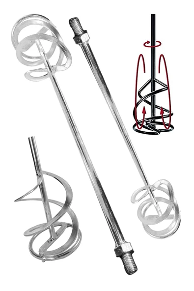 Çok Fonksiyonlu Boya Alçı ve Harç Karıştırıcı Uç 120x590 mm  M14 Boya Karıştırıcılar ürün görseli 1