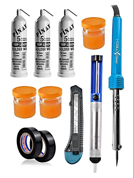 Full Set  Lehim Makinesi - Kalem Havya -Leyim Tel -Pasta Full Set-Fırsat Paket ürün görseli 1