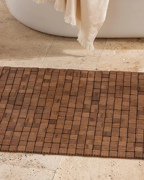 English Home Bamboo Bambu Duş Kaydırmazı 50x70 Cm Kahve ürün görseli 1