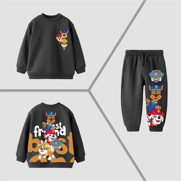 PAW PATROL Baskılı Sweatshirt 2'li Alt Takım ürün görseli 1