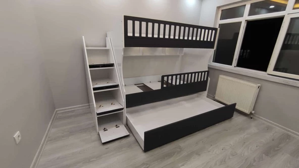 Atlantik Beyaz Model Çocuk Ranzası - Resim 7