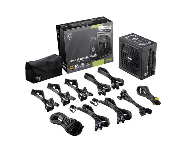 MSI PSU MAG A1000GL PCIE5 - Resim 5