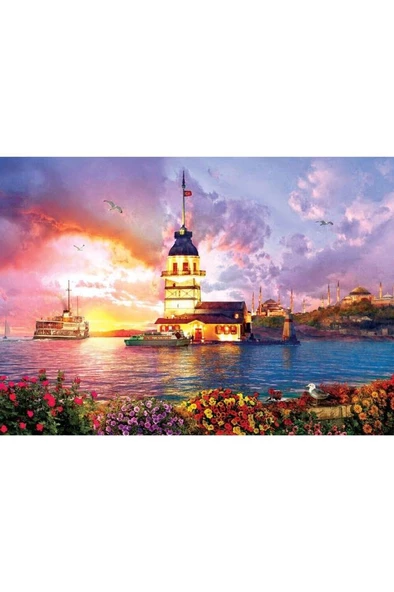 Art Puzzle Kız Kulesi 1000 Parça Puzzle 5179 ürün görseli 1