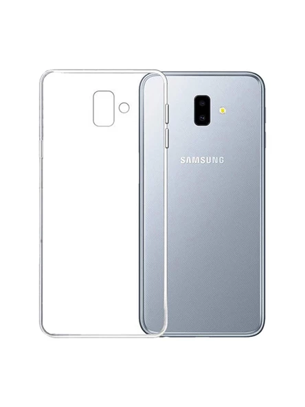 Samsung Galaxy J6 Plus Kılıf Ultra İnce Silikon Kapak 0.2 mm Şeffaf ürün görseli 1