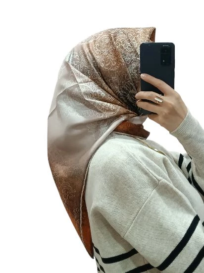 LEVİDOR İ-3834 TWİLL İPEK EŞARP - Resim 11