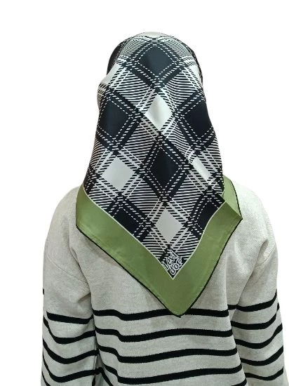 LEVİDOR İ-3843 TWİLL İPEK EŞARP - Resim 5