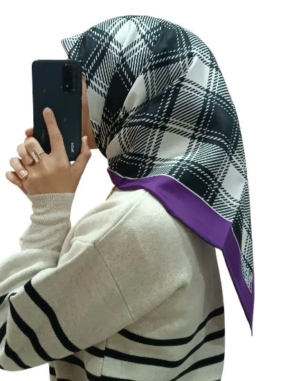 LEVİDOR İ-3843 TWİLL İPEK EŞARP ürün görseli 1