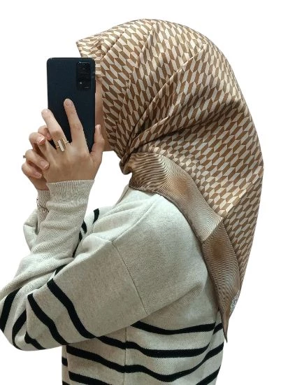 LEVİDOR İ-3835 TWİLL İPEK EŞARP ürün görseli 1