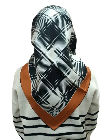 LEVİDOR İ-3843 TWİLL İPEK EŞARP - Resim 12