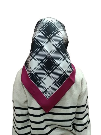 LEVİDOR İ-3843 TWİLL İPEK EŞARP - Resim 9