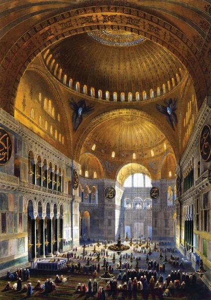 Art Puzzle Ayasofya Camii'nde İlk Namaz 1000 Parça 5252 ürün görseli 1