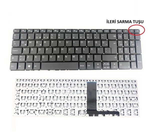 Lenovo ThinkBook 20SM007BTX Klavye Tuş Takımı TR Füme ürün görseli 1
