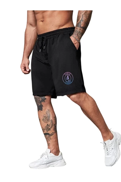 Erkek Siyah Oversize Şort ürün görseli 1