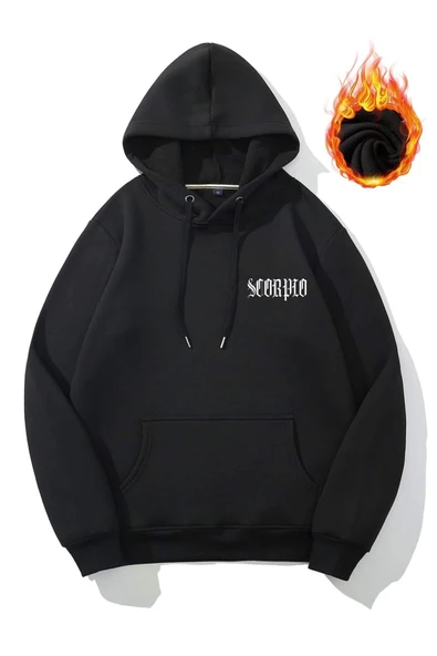 Kadın Scorpion Kapüşonlu Sweatshirt - Resim 5