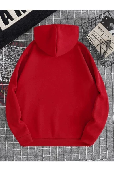Brooklyn Baskılı Kapüşonlu Sweatshirt - Resim 7