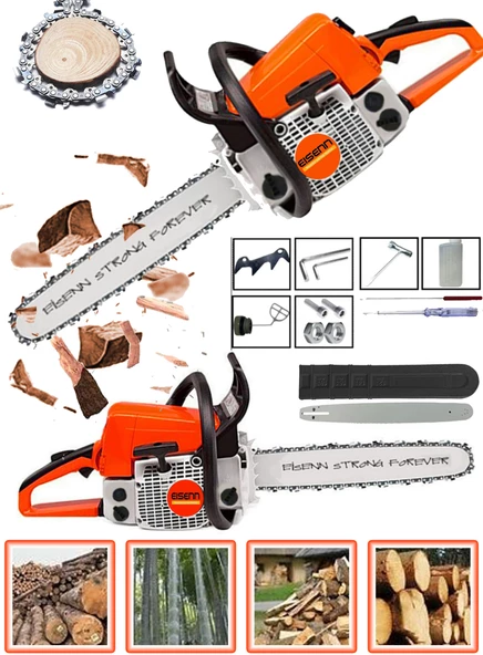 Eisenn Germany Prosaw MS-8800 Benzinli 14 Hp Arazi Ağaç Motoru Hızar Bıçkı Testere Odun Kesim Makinası 52 CC ürün görseli 1