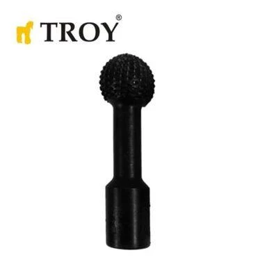 TROY 25081 Avuç Taşlama İçin Küresel Ahşap Zımpara, Öğütme Ucu, M14-30 ürün görseli 1