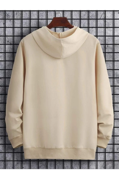Unisex Dream Baskılı Oversize Kapüşonlu Sweatshirt - Resim 6