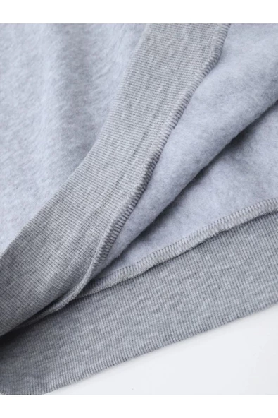 Unisex Paris Baskılı Kapşonlu Oversize Sweatshirt - Resim 3