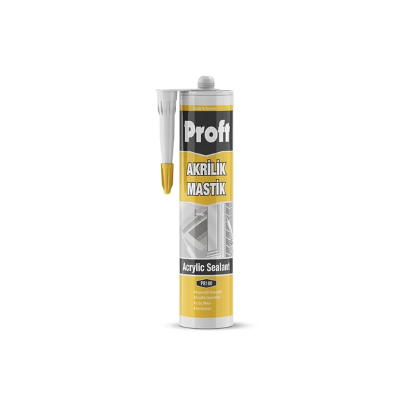 Proft Pr100 Akrilik Mastik 450 Gr Beyaz ürün görseli 1