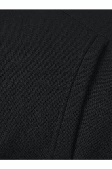 Unisex Freedom Baskılı Oversize Kapüşonlu Sweatshirt - Resim 7