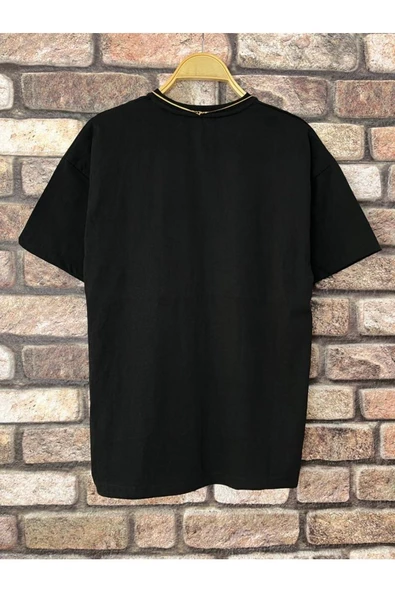 Erkek LA Baskılı Oversize Tshirt - Resim 6