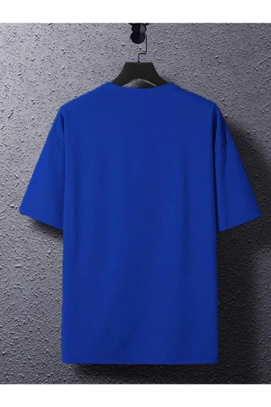 Erkek Slowly Baskılı Oversize T-shirt - Resim 7