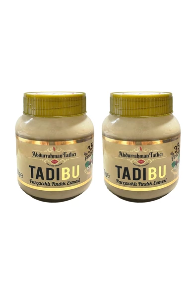 Abdurrahman Tatlıcı Tadıbu Parçacıklı Fındık Ezmesi 330 gr 2 li ürün görseli 1