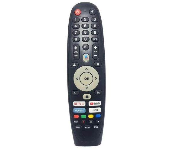 Skytech Model No 75ST3305  İle Uyumlu Googlee Tv Kumandası-Mikrofonsuz ürün görseli 1
