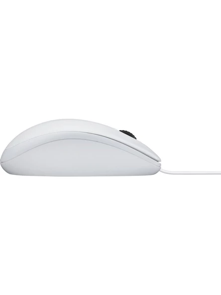 Logitech B100 Kablolu USB Mouse - Beyaz 910-003360 - Resim 2