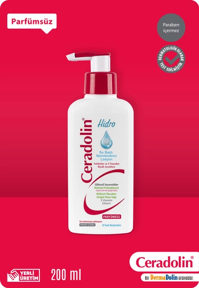 Ceradolin Hidro Su Bazlı 200 ml Nemlendirici Losyon ürün görseli 1