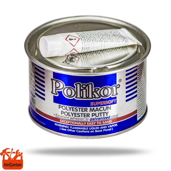 Polikor Çelik Macun Oto Kaporta Macunu 415gr ürün görseli 1