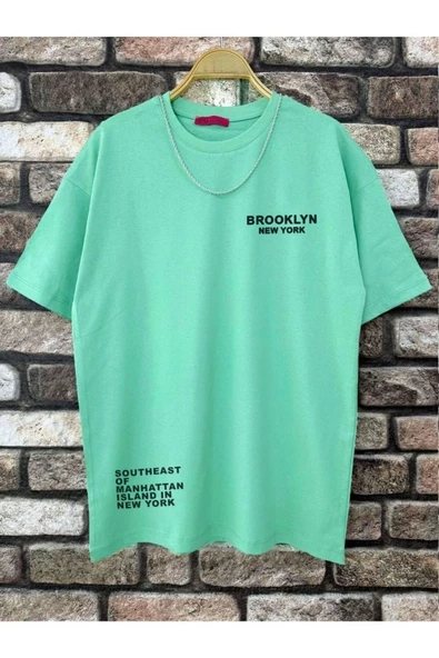 Erkek Brooklyn Ny Baskılı Tshirt - Resim 10