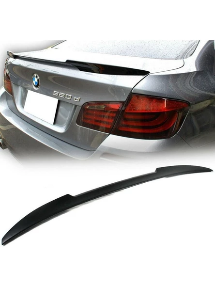 BMW 5.SERİ F10 PLASTİK PARLAK SİYAH BOYALI M4 SPOİLER ürün görseli 1