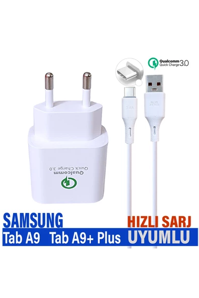 Samsung Galaxy Tab A9+ Plus Şarj Aleti Hızlı Şarj Type c Kablo ürün görseli 1