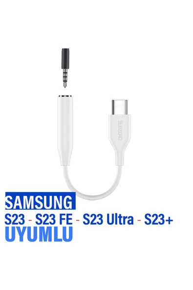 Samsung S23 FE S23 PLUS S23 Ultra Kulaklık Dönüştürcüsü TYPE-C Kulaklık Çevirici ürün görseli 1