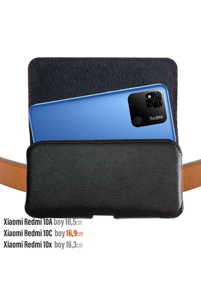 Xiaomi Redmi 10A - Redmi 10C - Redmi 10X Kemer Kılıfı Kapaklı Suni deri ürün görseli 1