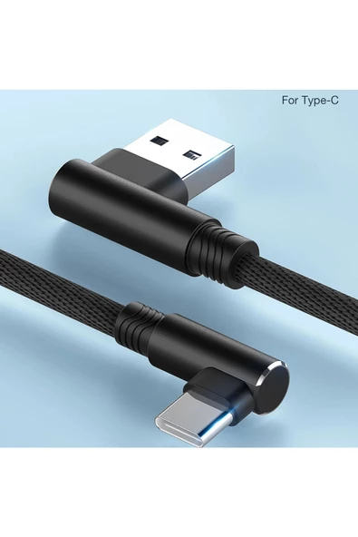 3 Metre Type-C Şarj Kablosu 3M 3 Amper Hızlı USB - TYPE C ürün görseli 1