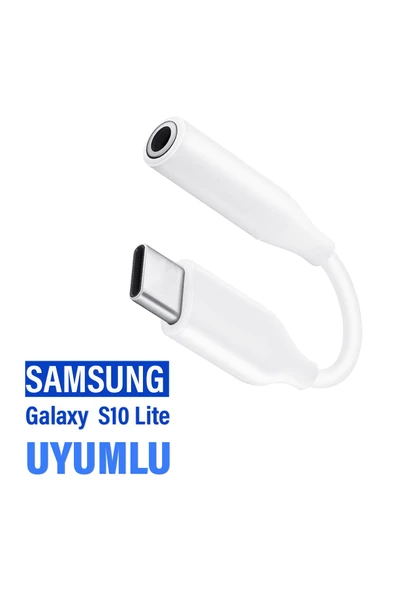 TYPE-C Kulaklık Çevirici AUX Samsung Galaxy S10 Lite Kulaklık AUX Dönüştürcü ürün görseli 1