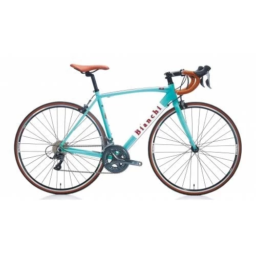 Bianchi SLR Retro Kumpas Fren Claris 16 Vites 28 Jant Yol Yarış Bisikleti Celeste 51 Kadro ürün görseli 1