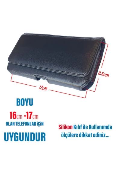 iPhone 15 Pro Max Uyumlu  Bel Kemer Kılıfı - Resim 6