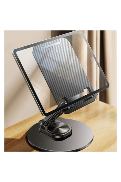 Masaüstü Tablet Standı Büyük Boy Tablet Tutucu Metal ürün görseli 1