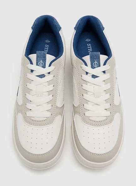 Stradivarius Bamba Tendencia Mavi Sneakers - Resim 3