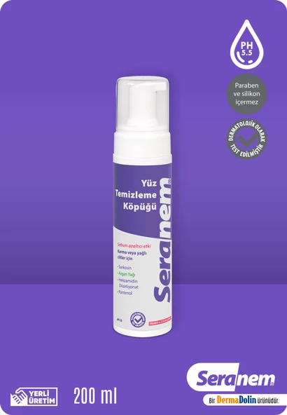 Seranem Yüz Temizleme Köpüğü 200 Ml ürün görseli 1