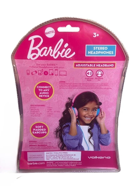 Barbie  kablolu Kulaklığı mt-10901-br ürün görseli 1