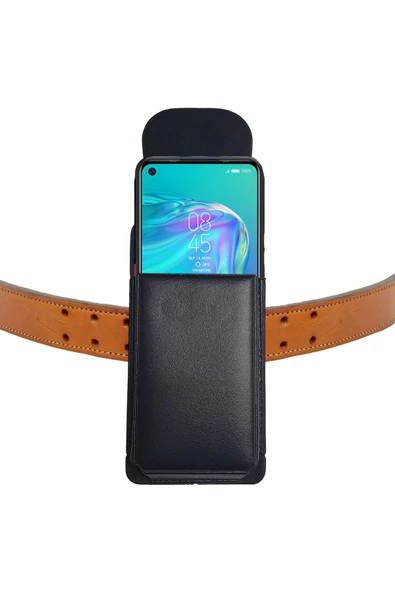 Tecno Spark 7T Uyumlu Kemer Kılıf - Suni Deri Kapaklı ürün görseli 1