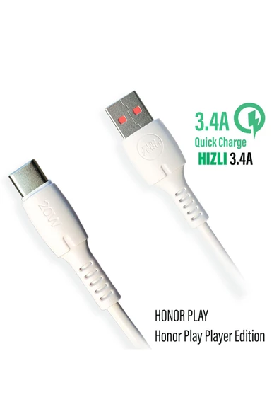 Honor Play Type-C Hızlı Şarj Kablosu 3.4A HIZLI ürün görseli 1