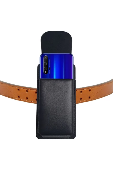 Honor 20 - Honor 20 lite Uyumlu KılıfI Bel Kemer Kılıf Kapaklı Mıknatıslı ürün görseli 1