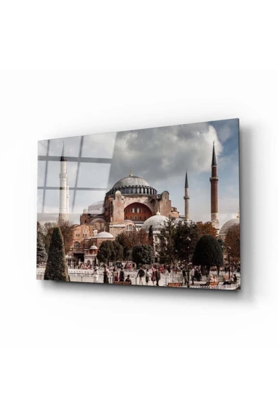 AlpiLeo Ayasofya Cami Alp Özel Cam Tablo ürün görseli 1